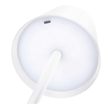 LED-himmennettävä ladattava kosketusohjattu pöytälamppu LUCCA LED/3,7V 3000/4000/6500K 2000 mAh valkoinen