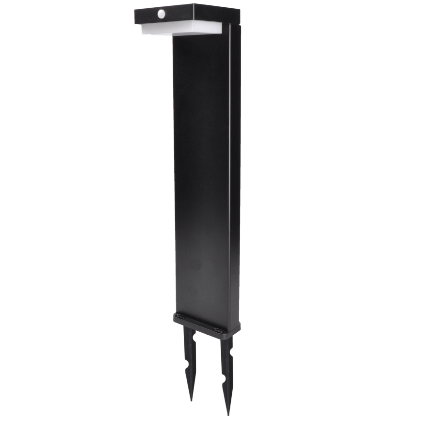 LED aurinkokennovalo liiketunnistimella ja hämäräkytkimellä PALERMO LED/5W/5V 2000 mAh IP54 musta