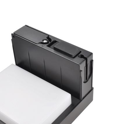 LED aurinkokennovalo liiketunnistimella ja hämäräkytkimellä PALERMO LED/5W/5V 2000 mAh IP54 musta