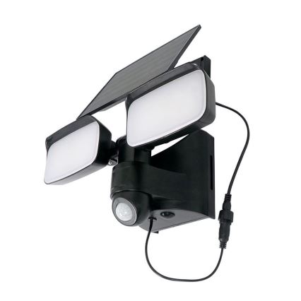 LED-aurinkovalonheitin liiketunnistimella LED/9W/3,7V 3600 mAh IP54