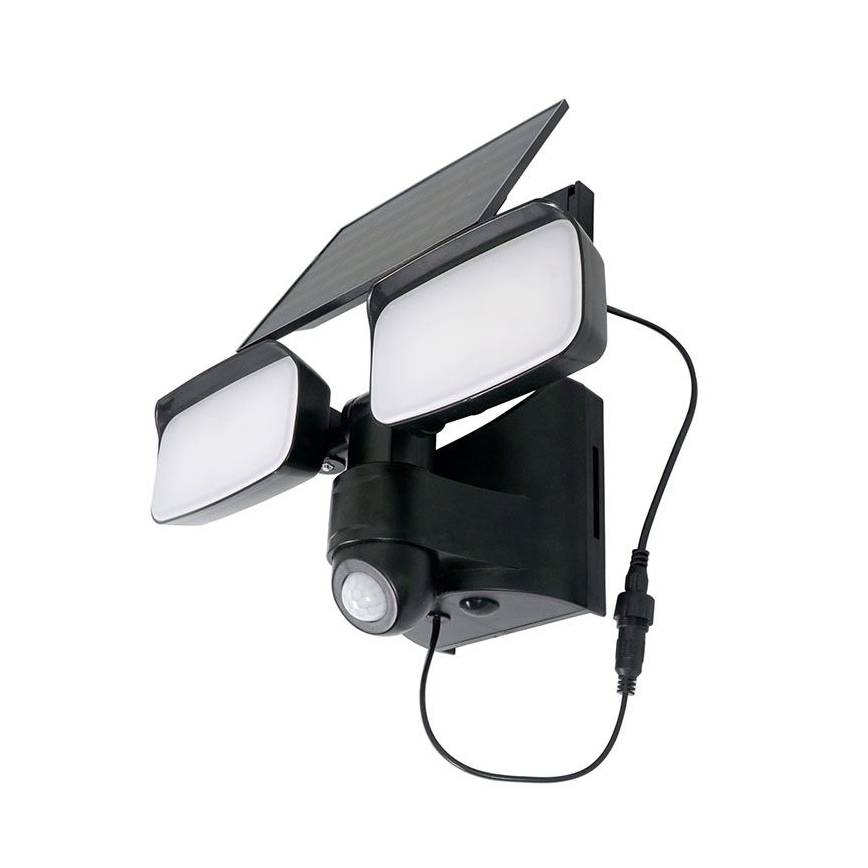 LED-aurinkovalonheitin liiketunnistimella LED/9W/3,7V 3600 mAh IP54