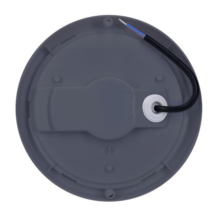 LED-ulkoseinävalaisin LED/13W/230V 4000K IP54 harmaa pyöreä