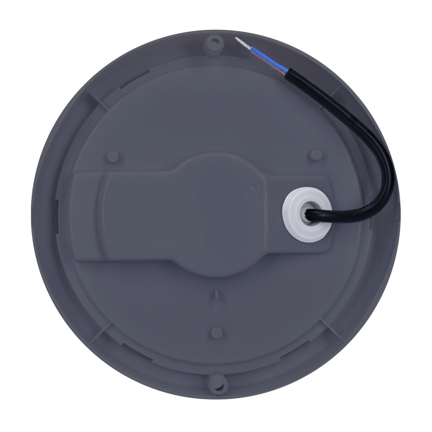 LED-ulkoseinävalaisin LED/13W/230V 4000K IP54 harmaa pyöreä