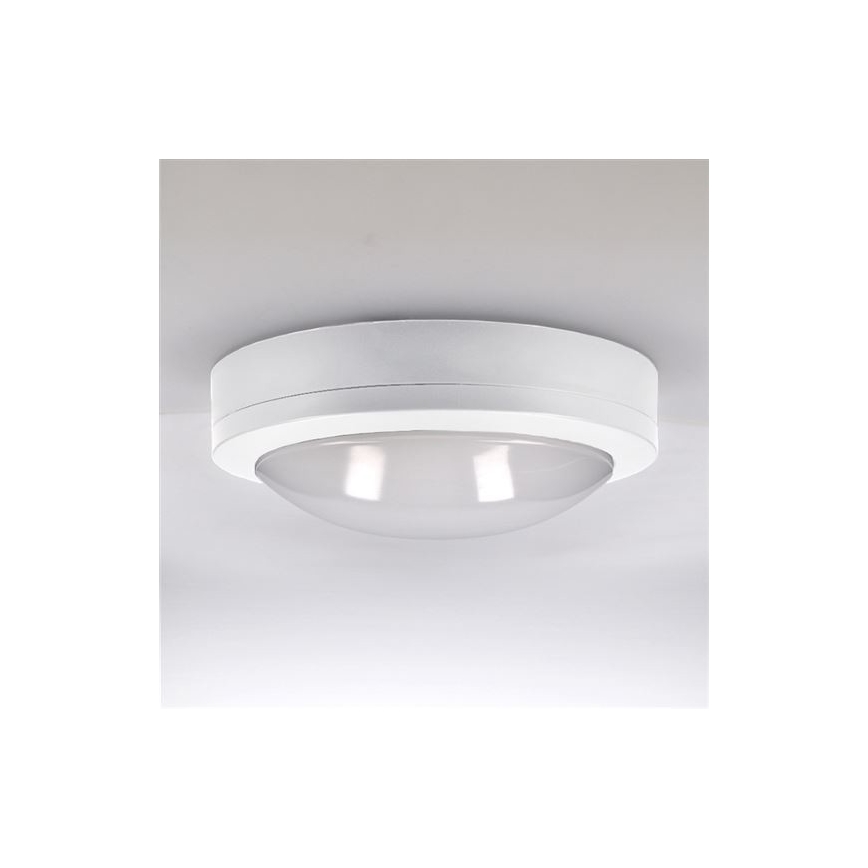 LED-ulkokattovalaisin SIENA LED/13W/230V IP54 halkaisija 17 cm valkoinen