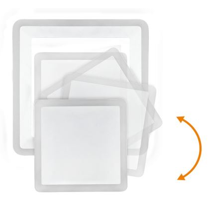 LED Säädettävä seinävalaisin CASCADE LED/37W/230V 3000-6500K