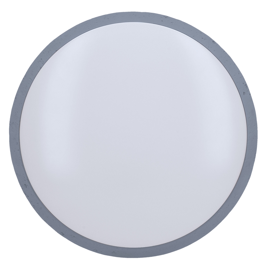 LED himmennettävä kattovalaisin GREY LED/60W/230V 3000-6500K harmaa halkaisija 49 cm + kaukosäädin