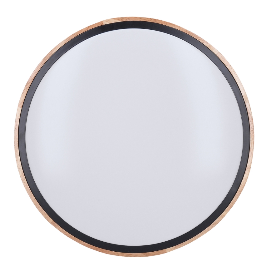 LED himmennettävä kattovalaisin IRON OAK LED/60W/230V 3000-6500K tammi Ø 51 cm + kaukosäädin