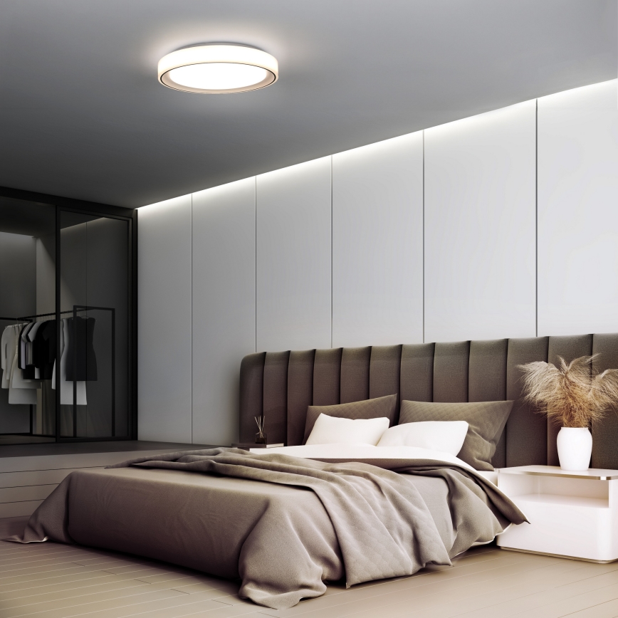 Himmennettävä LED-RGB-kattovalaisin FLOCO LED/30W/230V 3000-6500K + RGB/6W halkaisija 40cm + kauko-ohjaus