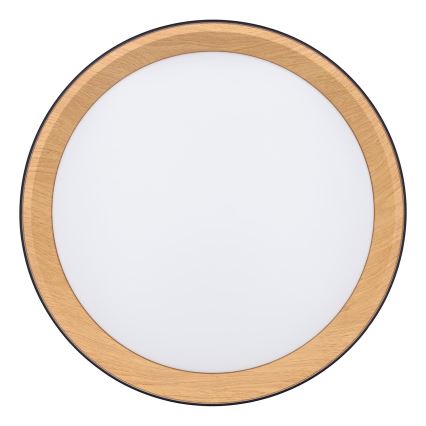 Himmennettävä LED-kattovalaisin LARIOS LED/48W/230V 3000-6500K halkaisija 39 cm musta + kauko-ohjaus