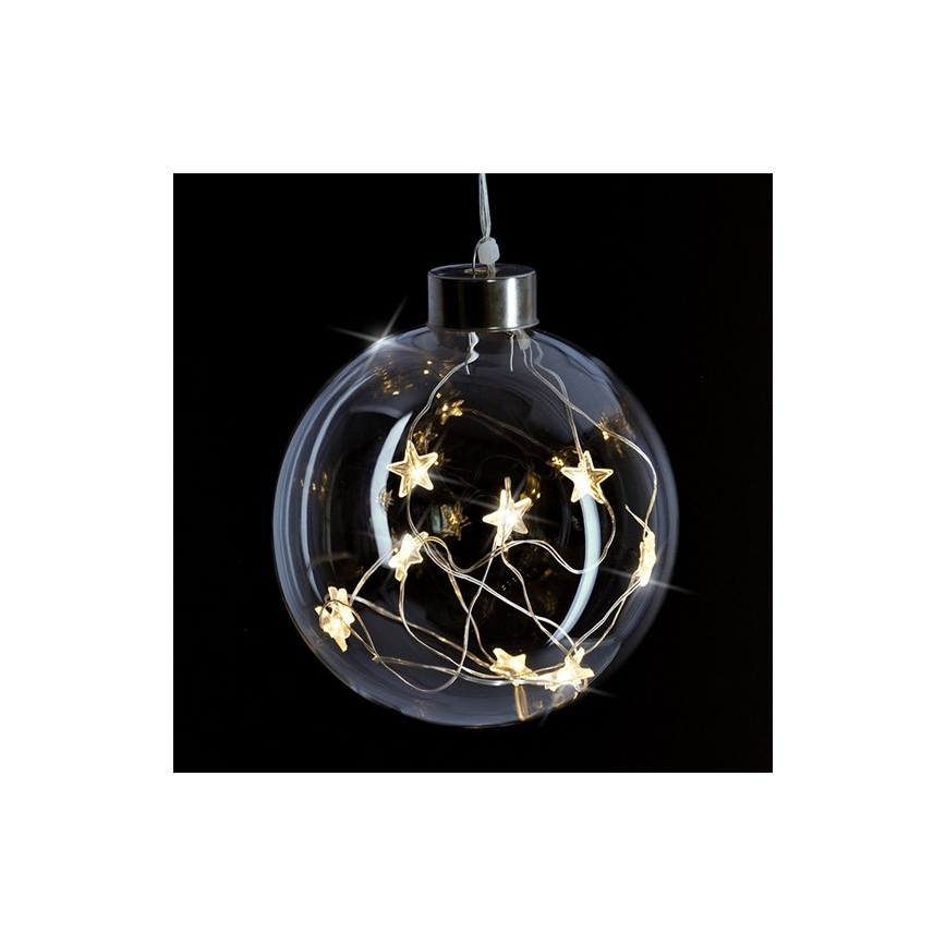 Soligth 1V204 - LED-joulupallo 10xLED / 2xAA