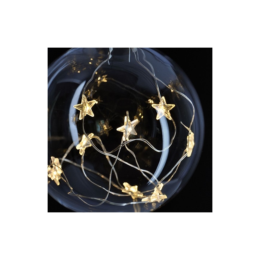 Soligth 1V204 - LED-joulupallo 10xLED / 2xAA