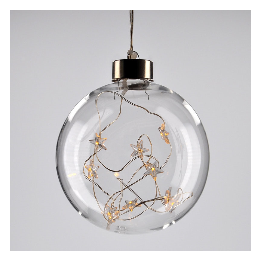 Soligth 1V204 - LED-joulupallo 10xLED / 2xAA