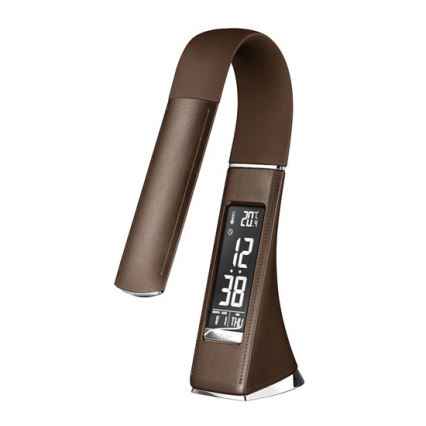 LED-pöytävalaisin himmennettävä LED-näytöllä LED / 6W / 230V ruskea