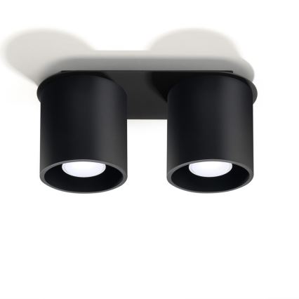 Kohdevalo ORBIS 2 2xGU10/40W/230V musta