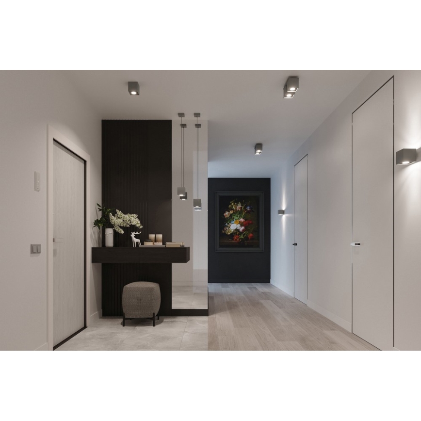 Kohdevalo QUAD 2 2xGU10/40W/230V harmaa