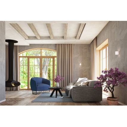 Seinäkohdevalo VICI 1xG9/40W/230V lasi/valkoinen