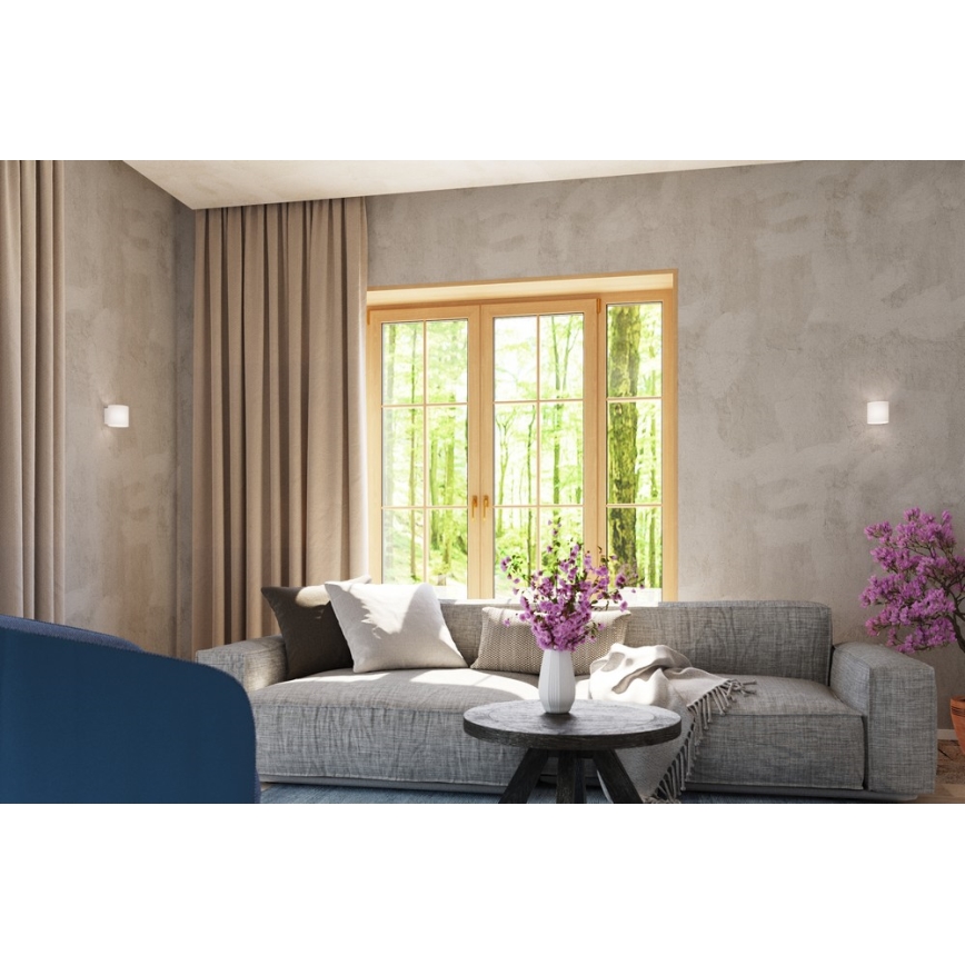 Seinäkohdevalo VICI 1xG9/40W/230V lasi/valkoinen