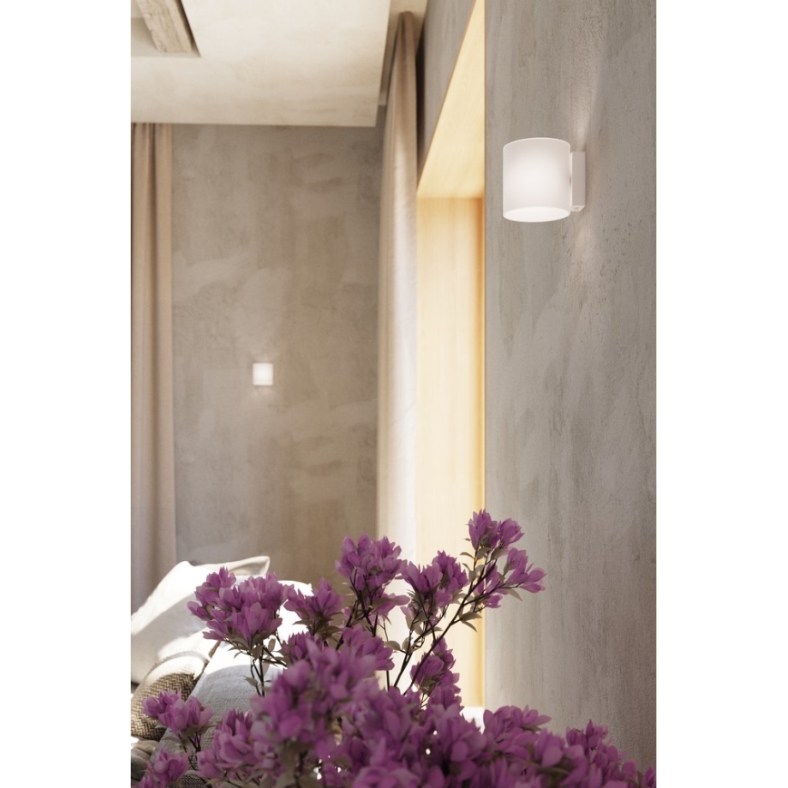 Seinäkohdevalo VICI 1xG9/40W/230V lasi/valkoinen