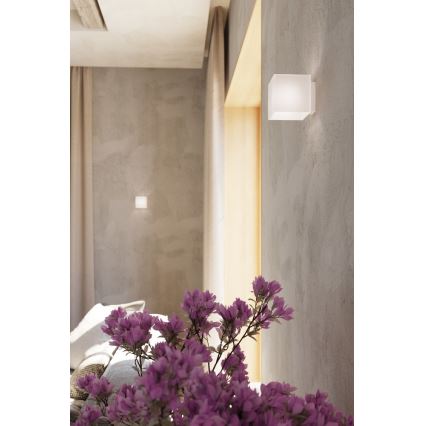 Seinäkohdevalo RICO 1xG9/40W/230V lasi/valkoinen