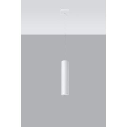 Kattokruunu johdossa LAGOS 1 1xGU10/10W/230V valkoinen