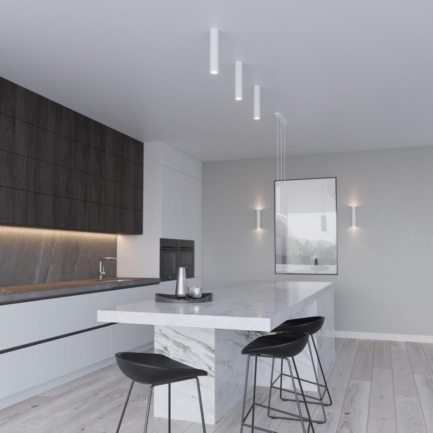 Kattokruunu johdossa LAGOS 2 2xGU10/10W/230V valkoinen