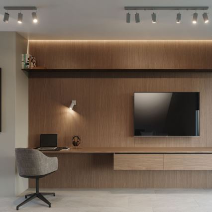 Seinäkohdevalo RING 1xGU10/10W/230V