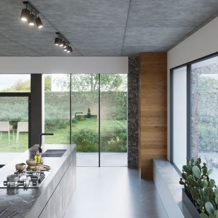 Kohdevalaisin MERIDA 6xGU10/40W/230V musta