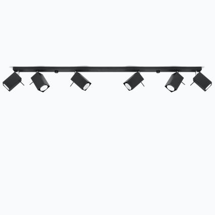 Kohdevalaisin MERIDA 6xGU10/40W/230V musta