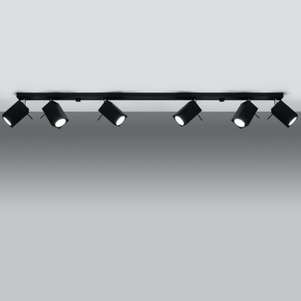 Kohdevalaisin MERIDA 6xGU10/40W/230V musta