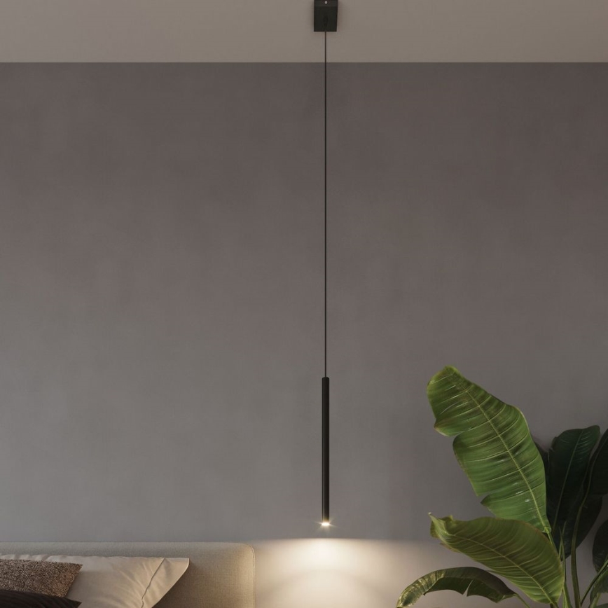 Kattokruunu johdossa PASTELO 3xG9/8W/230V musta