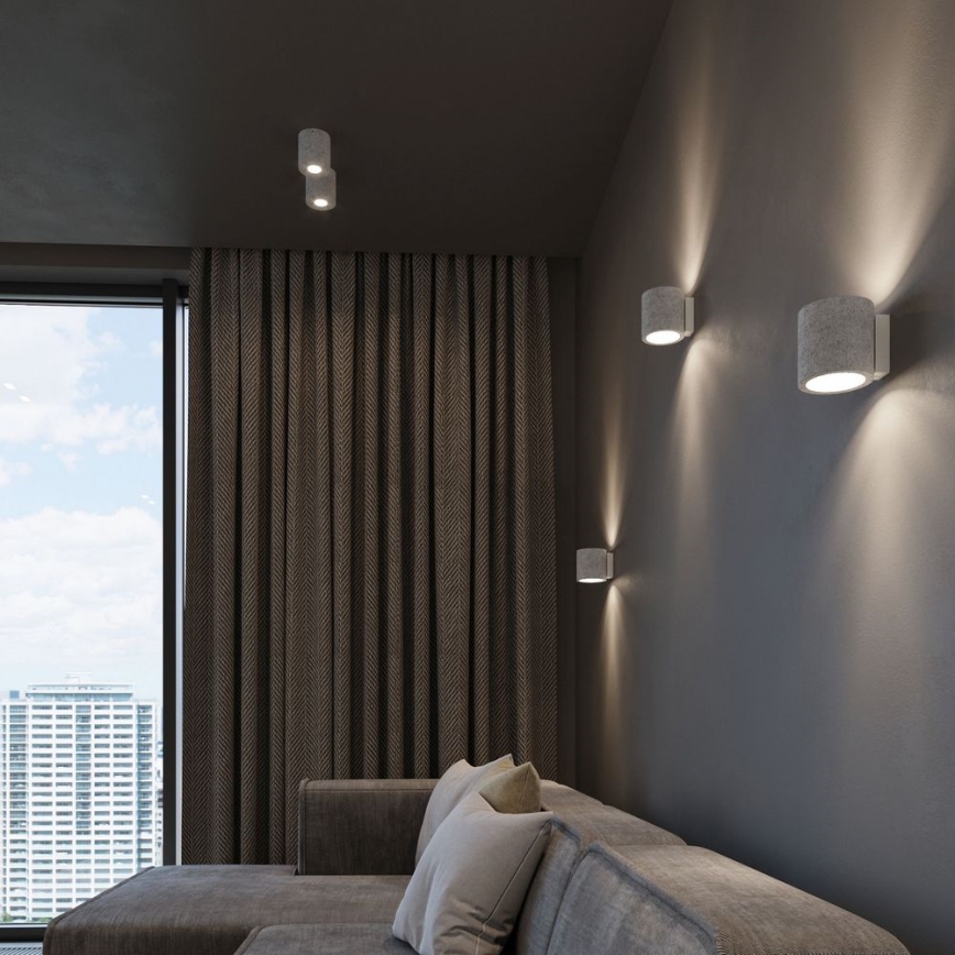 Seinäkohdevalo ORBIS 1xG9/40W/230V betoni