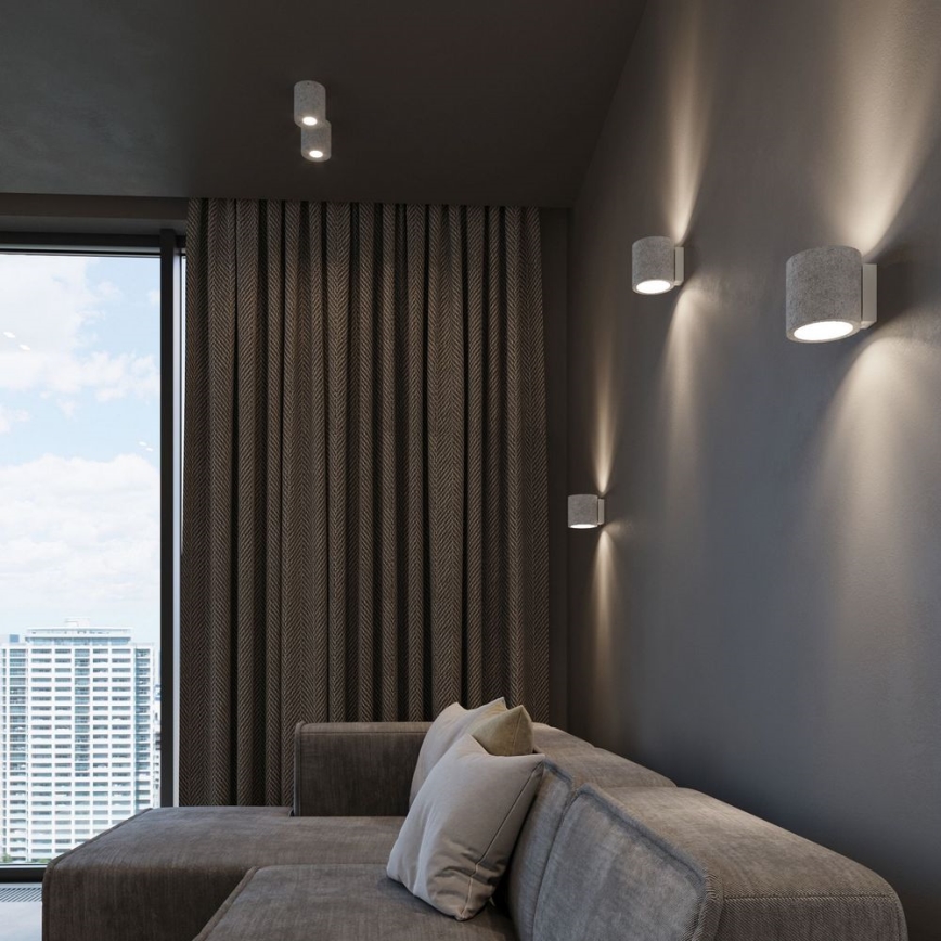 Kohdevalo ORBIS 1xGU10/10W/230V betoni