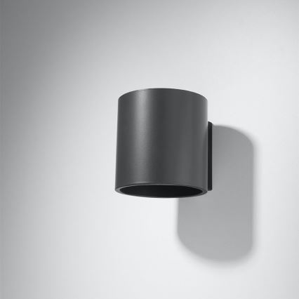 Seinäkohdevalo ORBIS 1 1xG9/40W/230V antrasiitti