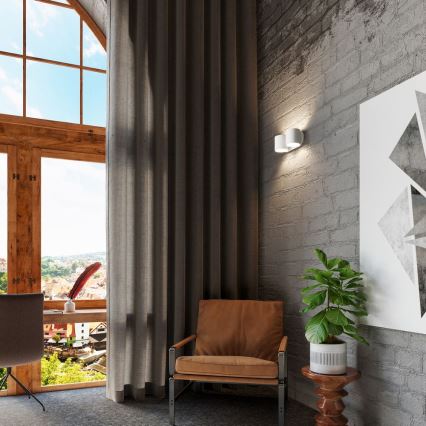 Seinäkohdevalo ORBIS 2xG9/40W/230V valkoinen