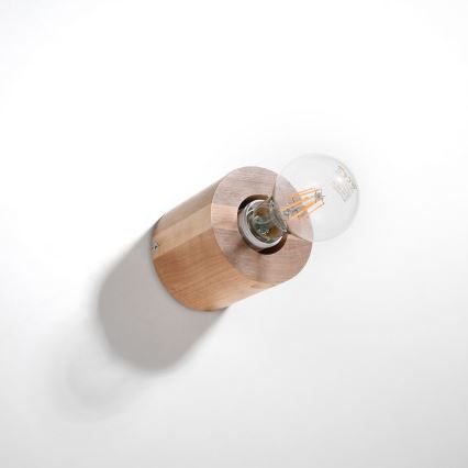 Seinävalaisin SALGADO 1xE27/60W/230V pyökki