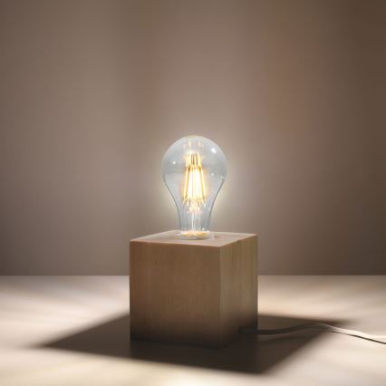 Pöytävalaisin ABEL 1xE27/60W/230V pyökki