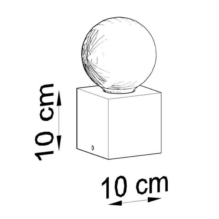 Pöytävalaisin ABEL 1xE27/60W/230V pyökki