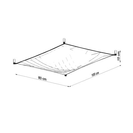 LED-kattovalaisin LUNA 2xG13/8,5W/230V 8x10,5 cm valkoinen