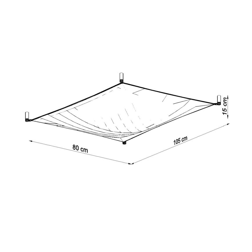 LED-kattovalaisin LUNA 2xG13/8,5W/230V 8x10,5 cm valkoinen