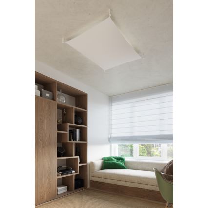 LED Kattovalaisin LUNA 4xG13/8,5W/230V 105x105 cm valkoinen