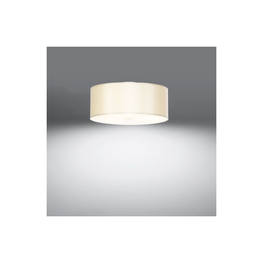 Kattovalo SKALA 3xE27/60W/230V halkaisija 30 cm valkoinen