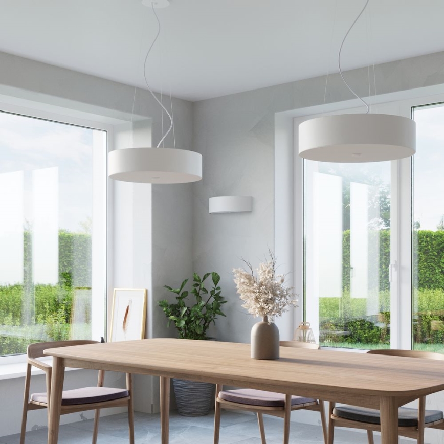 Seinävalaisin SKALA 2xE27/60W/230V valkoinen