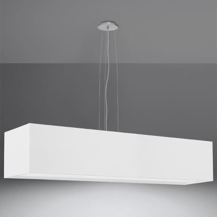 Kattokruunu johdossa SANTA 5xE27/60W/230V 120 cm valkoinen