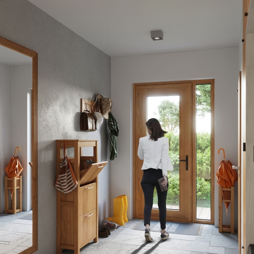 Kattovalo QUATRO AR111 1xGU10/40W/230V betoni