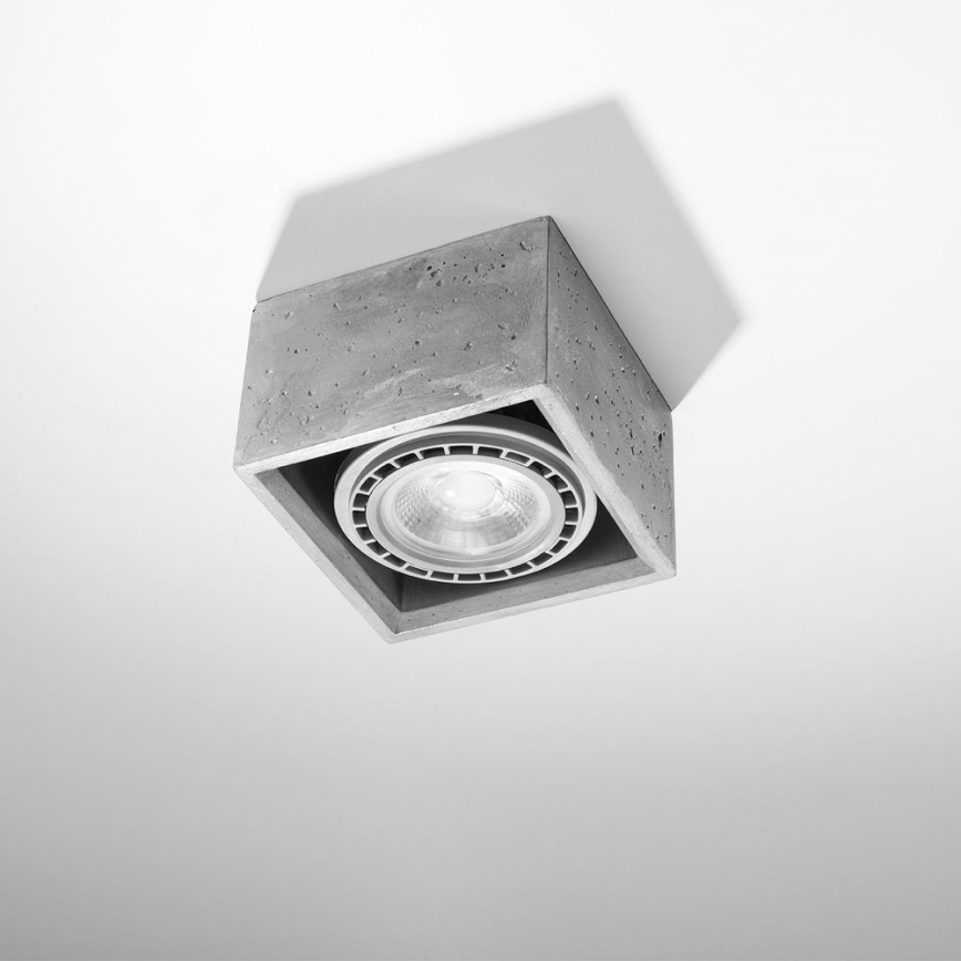 Kattovalo QUATRO AR111 1xGU10/40W/230V betoni