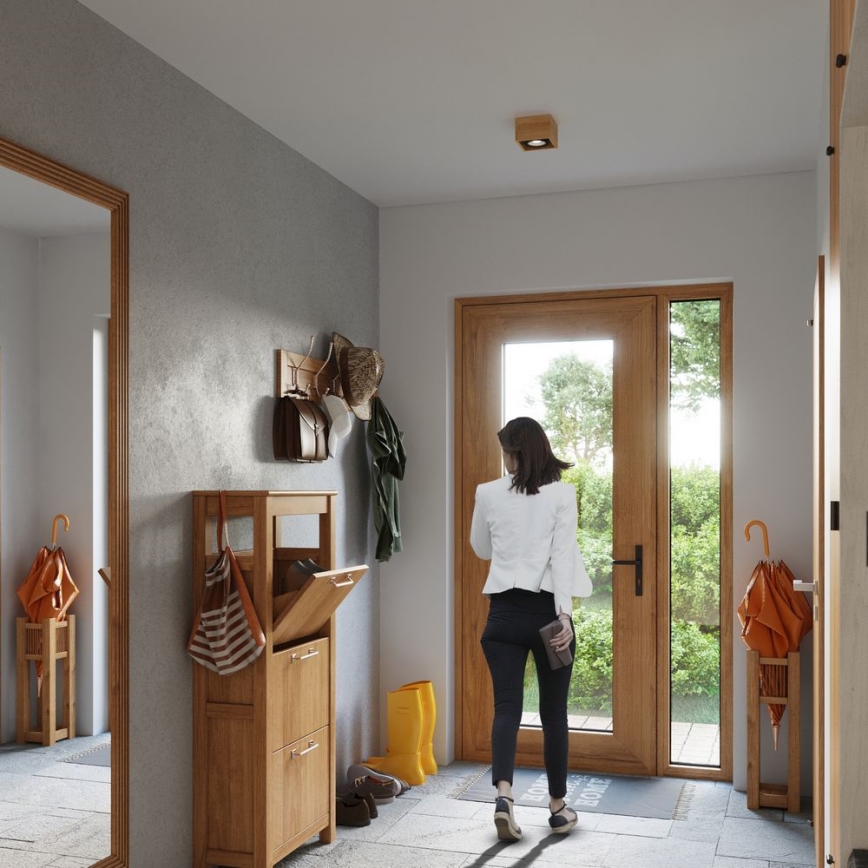 Kattovalo QUATRO AR111 1xGU10/40W/230V pyökki