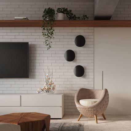 Seinävalaisin SENSES 2xG9/40W/230V musta