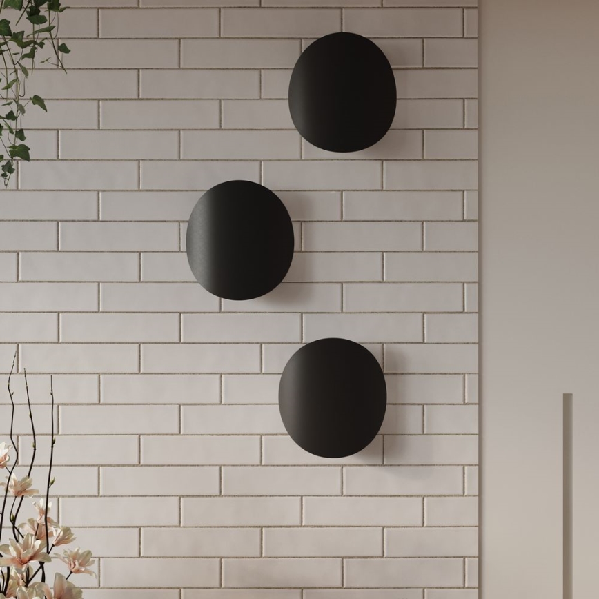 Seinävalaisin SENSES 2xG9/40W/230V musta