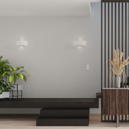 Seinävalaisin MAGNUS 2xG9/40W/230V valkoinen