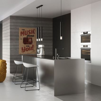 Kattokruunu johdossa VIZIER 2xG9/40W/230V musta